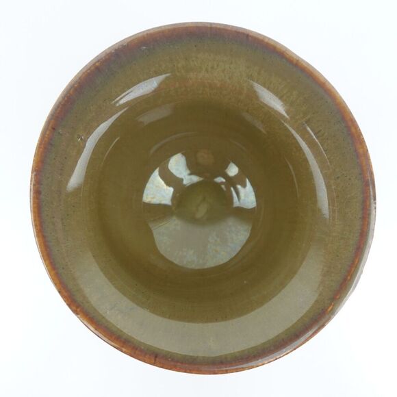 Studio Pottery Small Green Vase Signed by the Artist - Picture 5 of 9